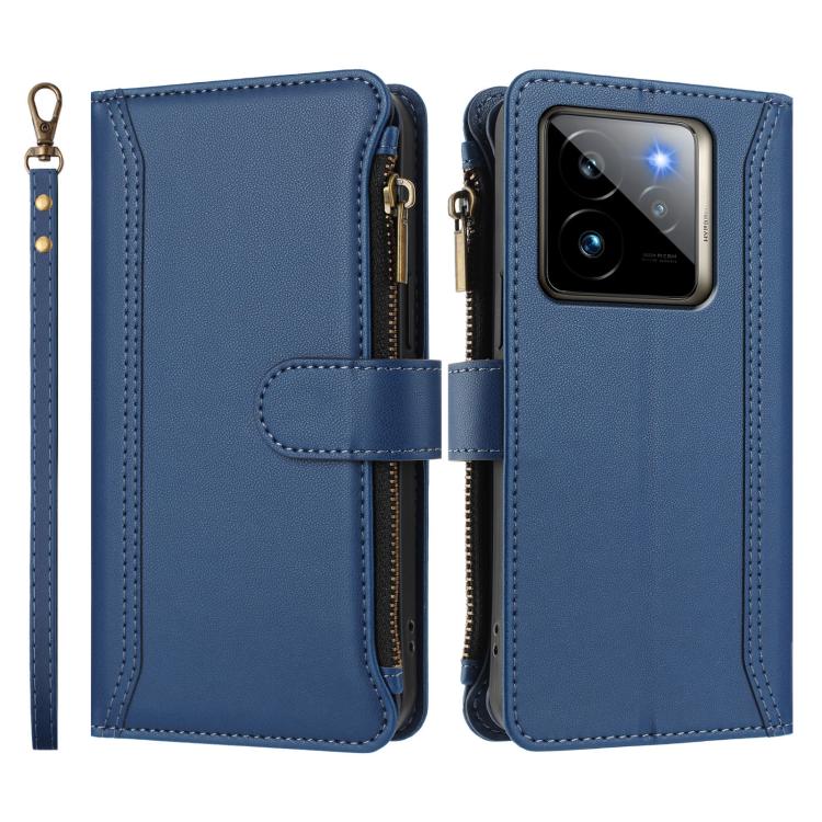 Magnetic Closure 9 Card Slots Zipper Leather Case with Hand Strap, For Realme GT7 Pro 5G / GT7 Pro Racing, For Realme C63 5G Global, For Realme 12 5G Global / 12X 5G Global, For Realme C63 4G Global / Narzo N63 4G                                       ...