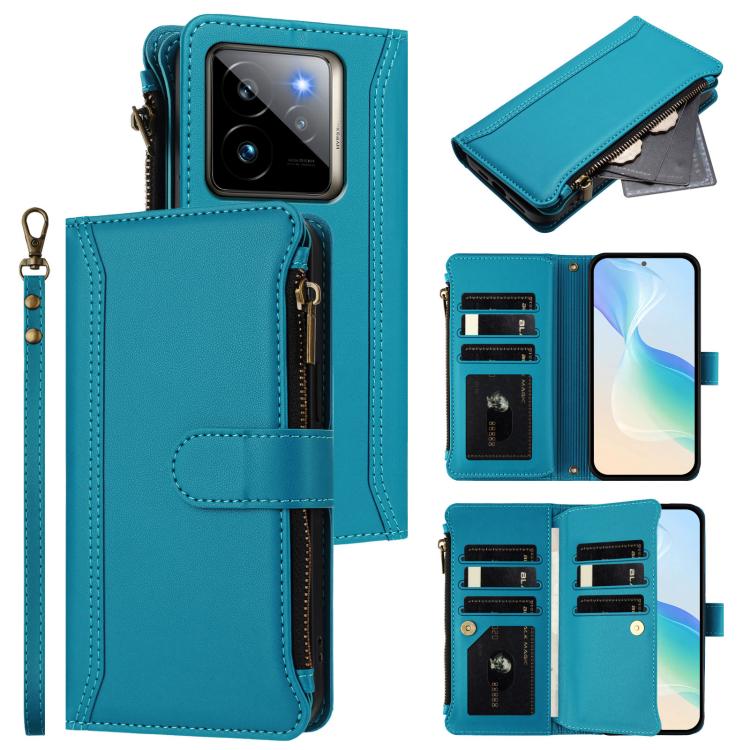 Magnetic Closure 9 Card Slots Zipper Leather Case with Hand Strap, For Realme GT7 Pro 5G / GT7 Pro Racing, For Realme C63 5G Global, For Realme 12 5G Global / 12X 5G Global, For Realme C63 4G Global / Narzo N63 4G                                       ...