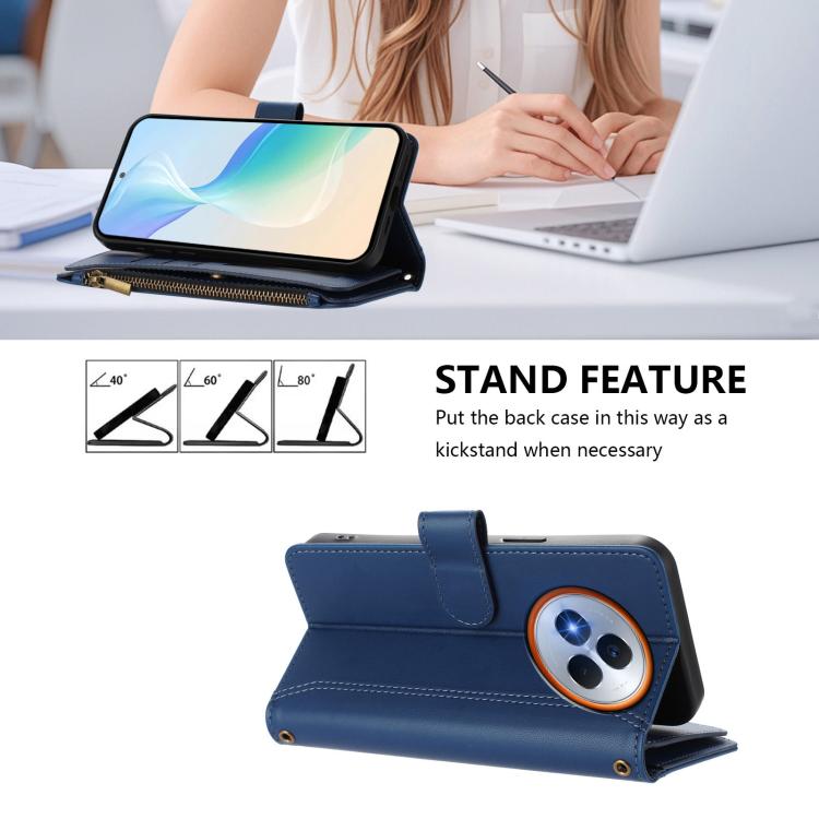 Magnetic Closure 9 Card Slots Zipper Leather Case with Hand Strap, For Realme Narzo 80 Pro, For Realme Narzo 80X, For Realme P3 Ultra 5G  Global, For Realme P3 5G Global, For Realme P3 Pro 5G  Global, For Realme 14 Pro+ 5G, For Realme 14 Pro 5G India  ...