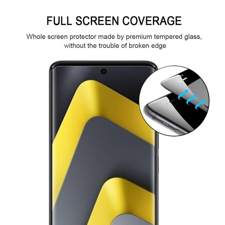 25pcs 3D Curved Edge Full Screen Tempered Glass Film, For Xiaomi Poco M8 Pro 5G, For Xiaomi Poco M8 5G, For Xiaomi Poco F7