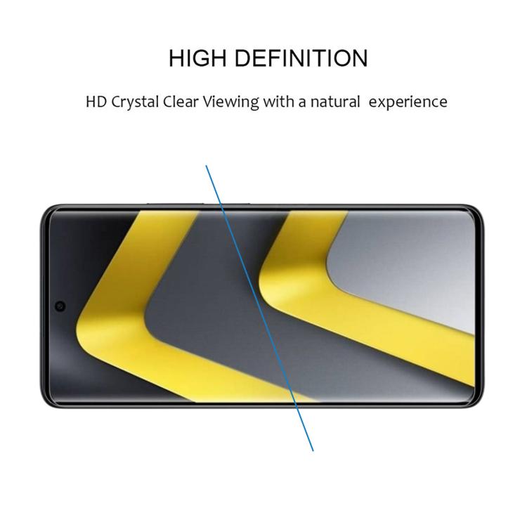 25pcs 3D Curved Edge Full Screen Tempered Glass Film, For Xiaomi Poco M8 Pro 5G, For Xiaomi Poco M8 5G, For Xiaomi Poco F7
