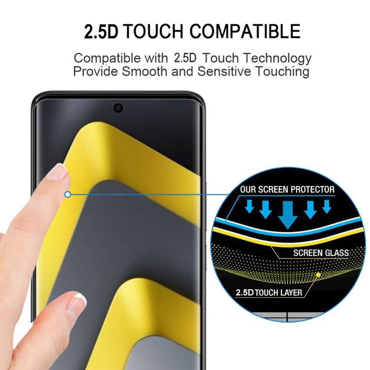 25pcs 3D Curved Edge Full Screen Tempered Glass Film, For Xiaomi Poco M8 Pro 5G, For Xiaomi Poco M8 5G, For Xiaomi Poco F7
