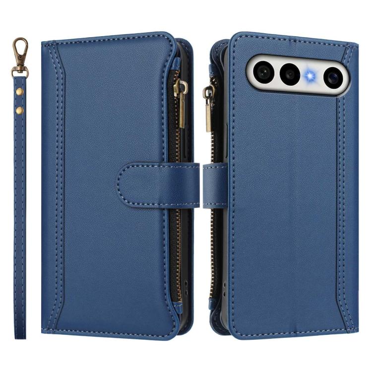 Magnetic Closure 9 Card Slots Zipper Leather Case with Hand Strap, For vivo X300 FE 5G Zeiss/S50 Pro Mini 5G, For vivo X300s, For vivo Y21 5G 2026 Global / Y05 4G, For vivo V70 FE 5G, For vivo X300 Ultra, For vivo X300 Pro, For vivo X300               ...