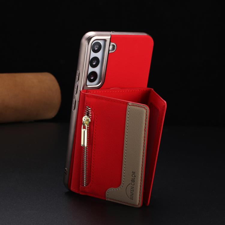 Zipper Horizontal Magnetic Card Bag RFID MagSafe Phone Case, For Samsung Galaxy S23+ 5G, For Samsung Galaxy S23 5G, For Samsung Galaxy S22 Ultra 5G, For Samsung Galaxy S22+ 5G, For Samsung Galaxy S22 5G, For Samsung Galaxy S21 5G                       ...