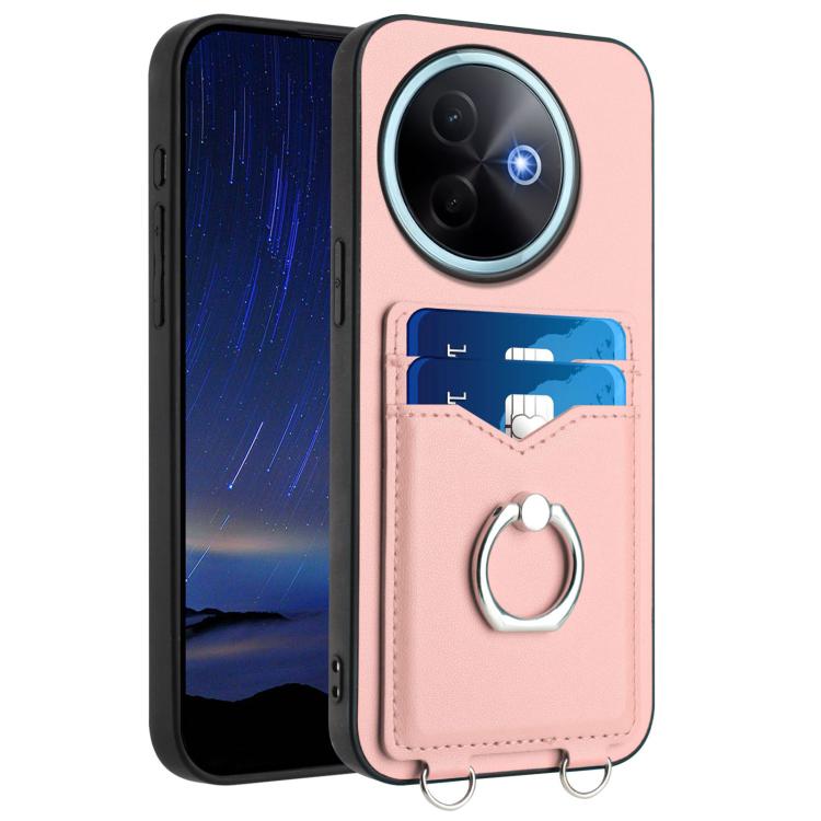 R20 Ring Card Holder Phone Case, For vivo X200s, For vivo Y29 4G / T4x / Y300t, For vivo V50 / V50e, For vivo X200 Ultra, For vivo V50 Lite 4G, For vivo Y39 5G / Y300i