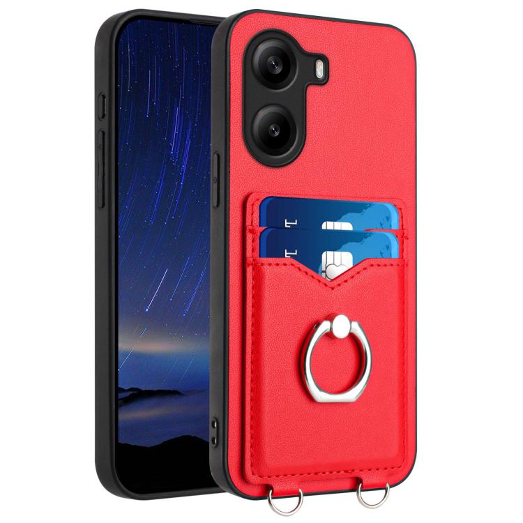 R20 Ring Card Holder Phone Case, For Xiaomi 15 Ultra, For Xiaomi Poco X7 Pro