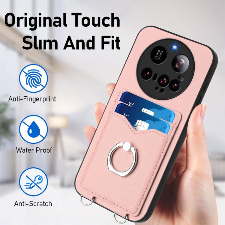 R20 Ring Card Holder Phone Case, For Xiaomi 15 Ultra, For Xiaomi Poco X7 Pro