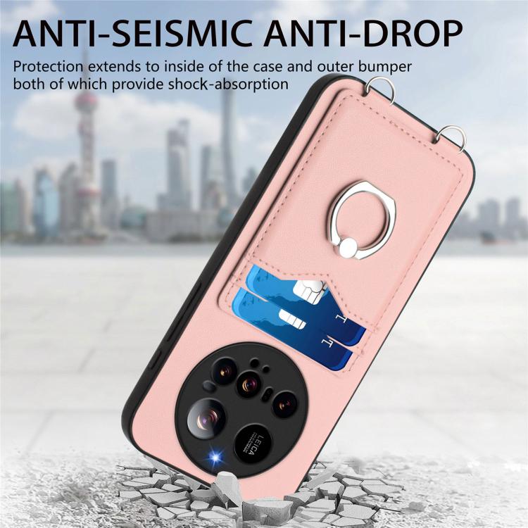R20 Ring Card Holder Phone Case, For Xiaomi 15 Ultra, For Xiaomi Poco X7 Pro