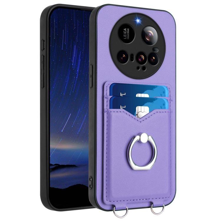 R20 Ring Card Holder Phone Case, For Xiaomi 15 Ultra, For Xiaomi Poco X7 Pro