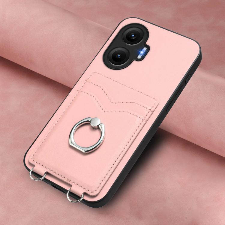 R20 Ring Card Holder Phone Case, For Redmi Turbo 4 Pro / Xiaomi Poco F7, For Redmi A5 4G 171.7mm / Xiaomi Poco C71