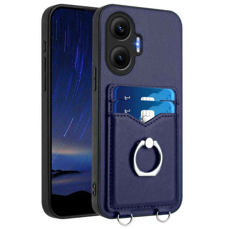 R20 Ring Card Holder Phone Case, For Redmi Turbo 4 Pro / Xiaomi Poco F7, For Redmi A5 4G 171.7mm / Xiaomi Poco C71