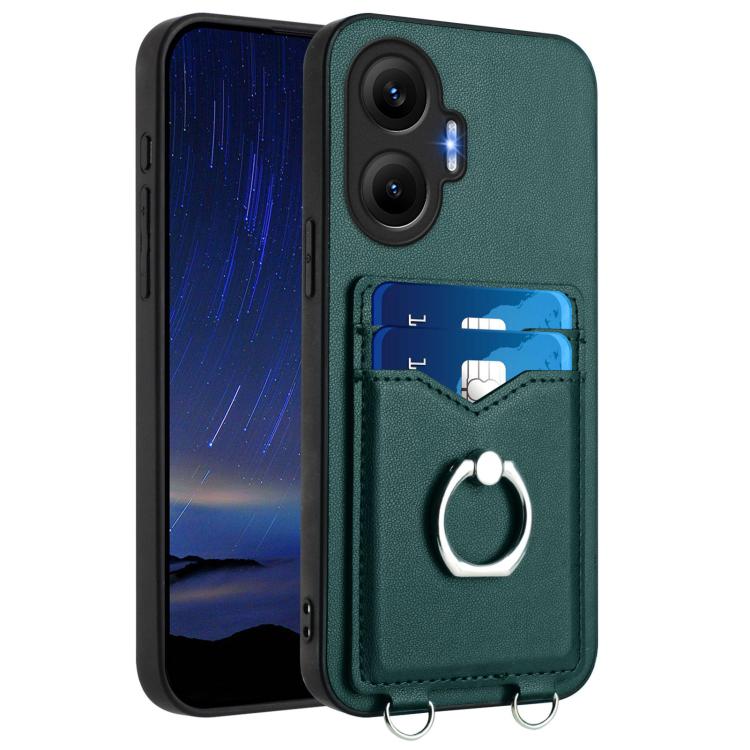 R20 Ring Card Holder Phone Case, For Redmi Turbo 4 Pro / Xiaomi Poco F7, For Redmi A5 4G 171.7mm / Xiaomi Poco C71