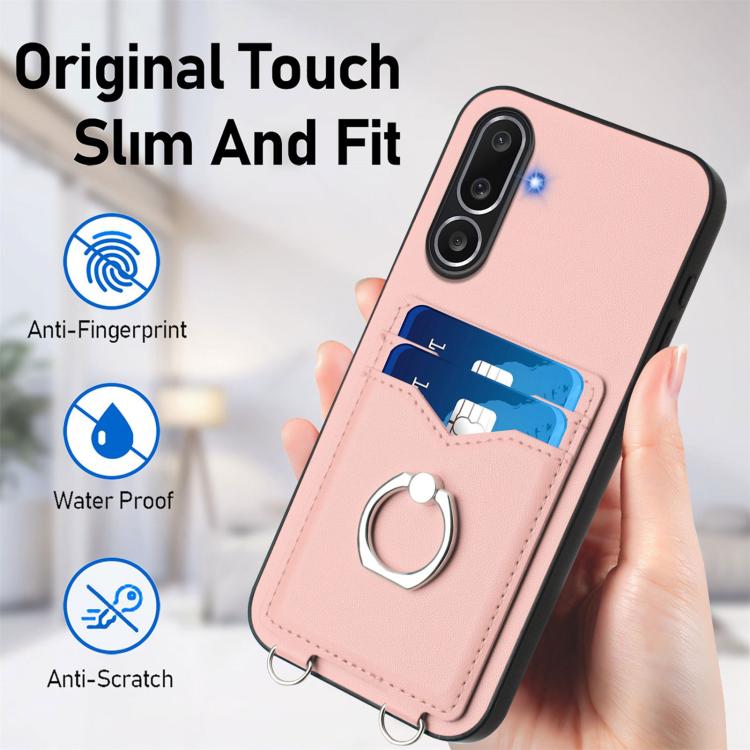 R20 Ring Card Holder Phone Case, For Samsung Galaxy M56 5G, For Samsung Galaxy M16 5G / F16 5G, For Samsung Galaxy M06 5G / F06 5G