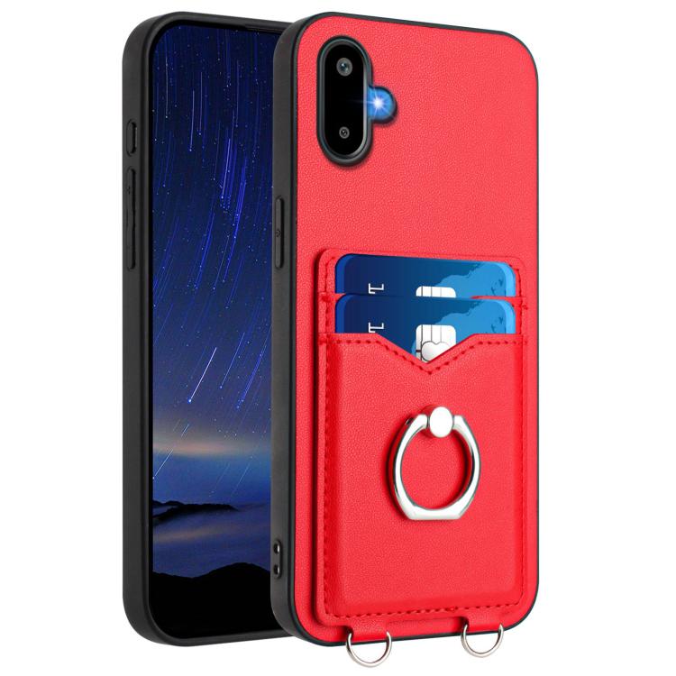 R20 Ring Card Holder Phone Case, For Samsung Galaxy M56 5G, For Samsung Galaxy M16 5G / F16 5G, For Samsung Galaxy M06 5G / F06 5G