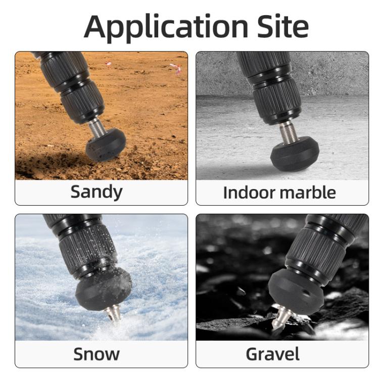 BEXIN FT-13 3/8 Screw Rubber Feet Pads Tripod Anti-Slip Foot Pad, FT-13