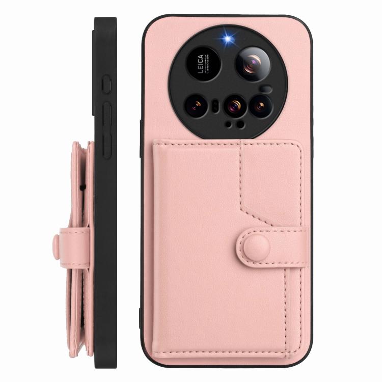 Button Card Bag RFID Anti-theft Phone Case, For Xiaomi 15 Ultra, For Xiaomi Poco X7 Pro