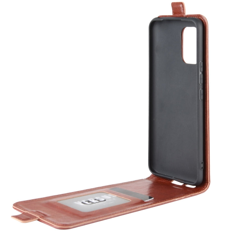 R64 Texture Single Vertical Flip Leather Protective Case with Card Slots & Photo Frame, For Xiaomi Mi 10 Lite 5G