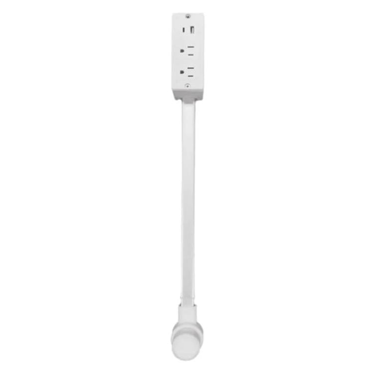 US Plug Power Outlet Extender Power Socket Extension Tool With USB / Type-C Fast Charging, 2 AC + USB, US Plug