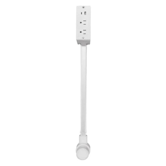 US Plug Power Outlet Extender Power Socket Extension Tool With USB / Type-C Fast Charging, 2 AC + USB, US Plug