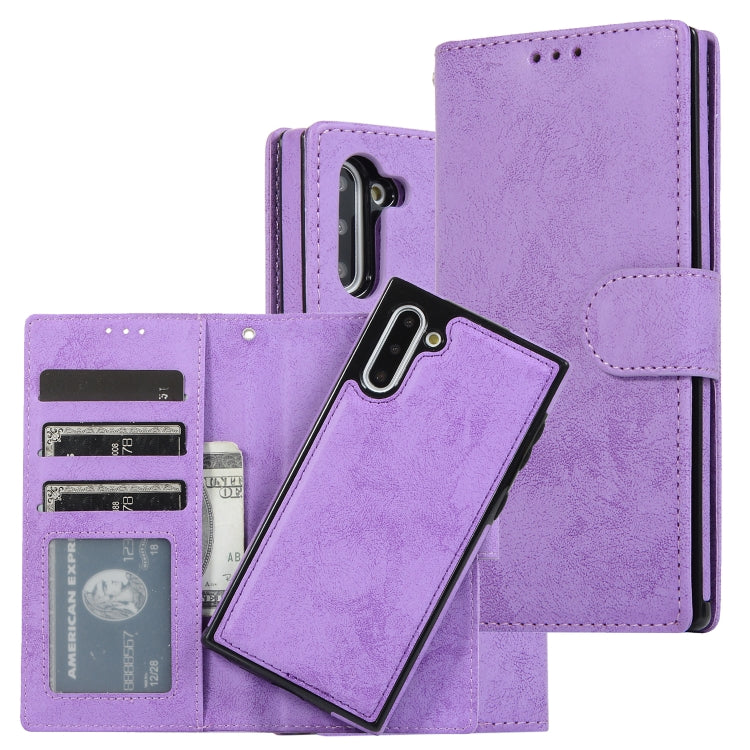 Retro 2 in 1 Detachable Magnetic Horizontal Flip TPU + PU Leather Case with Holder & Card Slots & Photo Frame & Wallet, For Samsung Galaxy Note8, For Samsung Galaxy Note9, For Samsung Galaxy Note10, For Samsung Galaxy Note10+, For Samsung Galaxy S8    ...
