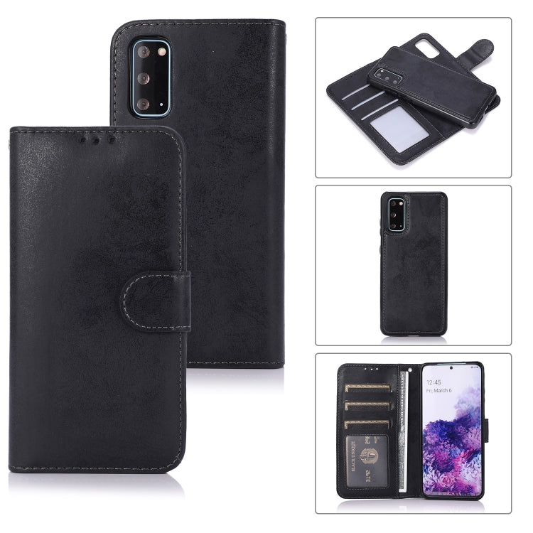Retro 2 in 1 Detachable Magnetic Horizontal Flip TPU + PU Leather Case with Holder & Card Slots & Photo Frame & Wallet, For Samsung Galaxy S10, For Samsung Galaxy S10e, For Samsung Galaxy S10+, For Samsung Galaxy S20, For Samsung Galaxy S20+           ...