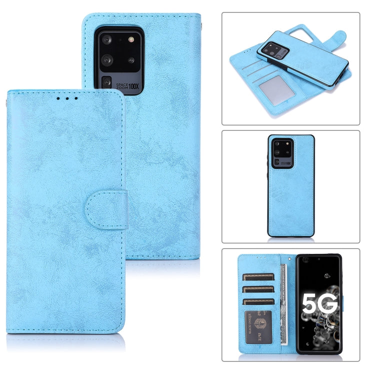 Retro 2 in 1 Detachable Magnetic Horizontal Flip TPU + PU Leather Case with Holder & Card Slots & Photo Frame & Wallet, For Samsung Galaxy S10, For Samsung Galaxy S10e, For Samsung Galaxy S10+, For Samsung Galaxy S20, For Samsung Galaxy S20+           ...