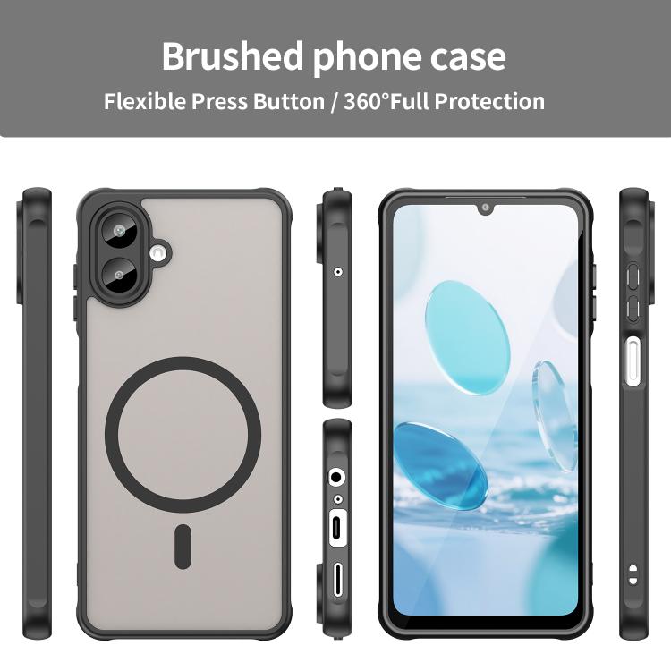 Fan Dun Series TPU Hybrid PC Frosted Magsafe Phone Case, For Galaxy A07 4G / A08 4G / 5G, For Samsung Galaxy A17 5G / A18 4G / 5G, For Samsung Galaxy A57 5G, For Samsung Galaxy A37 5G, For Galaxy A27 5G, For Samsung Galaxy A56 5G                       ...