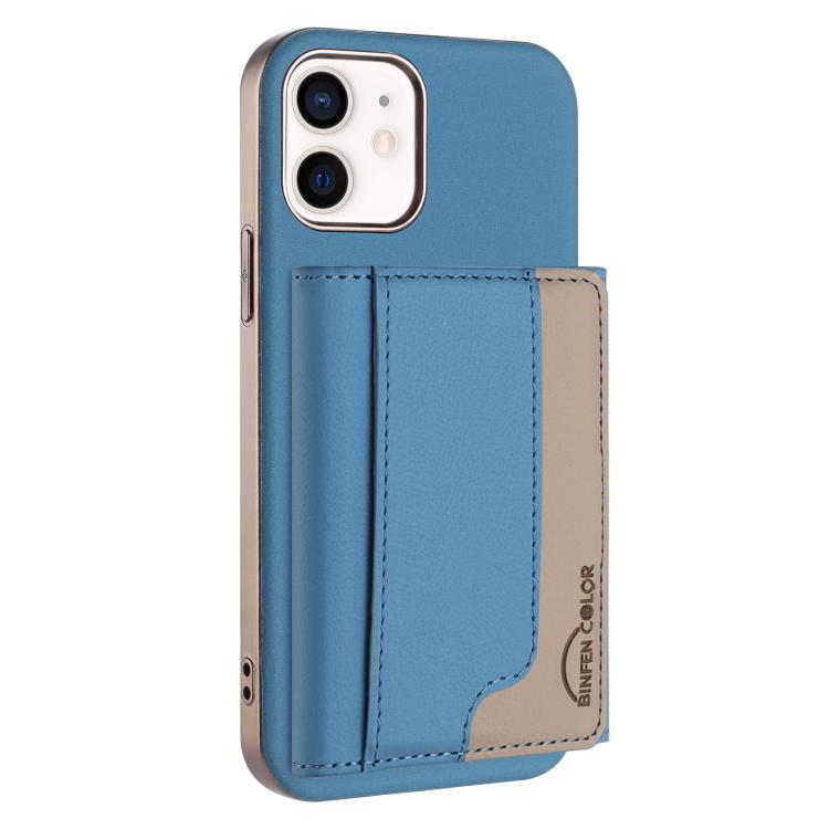 Colour Matching Horizontal Magnetic Card Bag RFID MagSafe Phone Case, For iPhone 12 Pro Max, For iPhone 11 Pro Max, For iPhone 11, For iPhone 11 Pro, For iPhone XR, For iPhone 8 Plus / 7 Plus, For iPhone 8 / 7 / 6