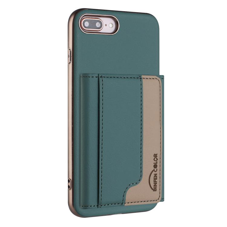 Colour Matching Horizontal Magnetic Card Bag RFID MagSafe Phone Case, For iPhone 12 Pro Max, For iPhone 11 Pro Max, For iPhone 11, For iPhone 11 Pro, For iPhone XR, For iPhone 8 Plus / 7 Plus, For iPhone 8 / 7 / 6