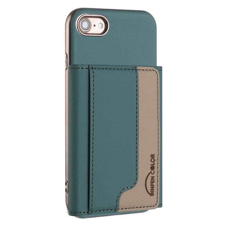 Colour Matching Horizontal Magnetic Card Bag RFID MagSafe Phone Case, For iPhone 12 Pro Max, For iPhone 11 Pro Max, For iPhone 11, For iPhone 11 Pro, For iPhone XR, For iPhone 8 Plus / 7 Plus, For iPhone 8 / 7 / 6
