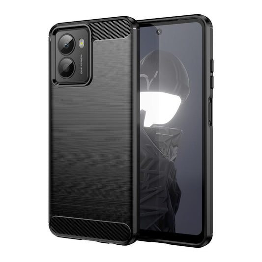 Carbon Fiber Brushed Texture TPU Phone Case, For HMD Fusion
