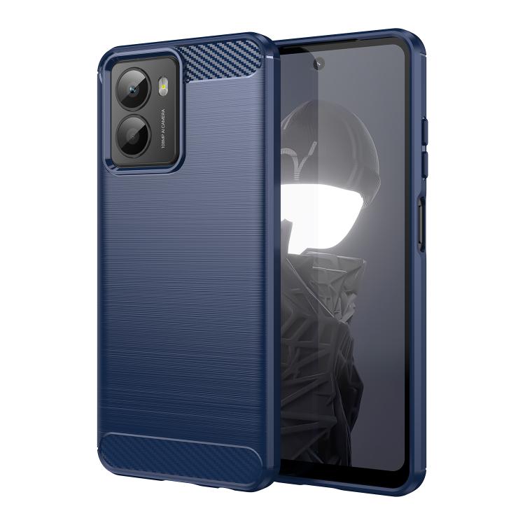 Carbon Fiber Brushed Texture TPU Phone Case, For HMD Fusion