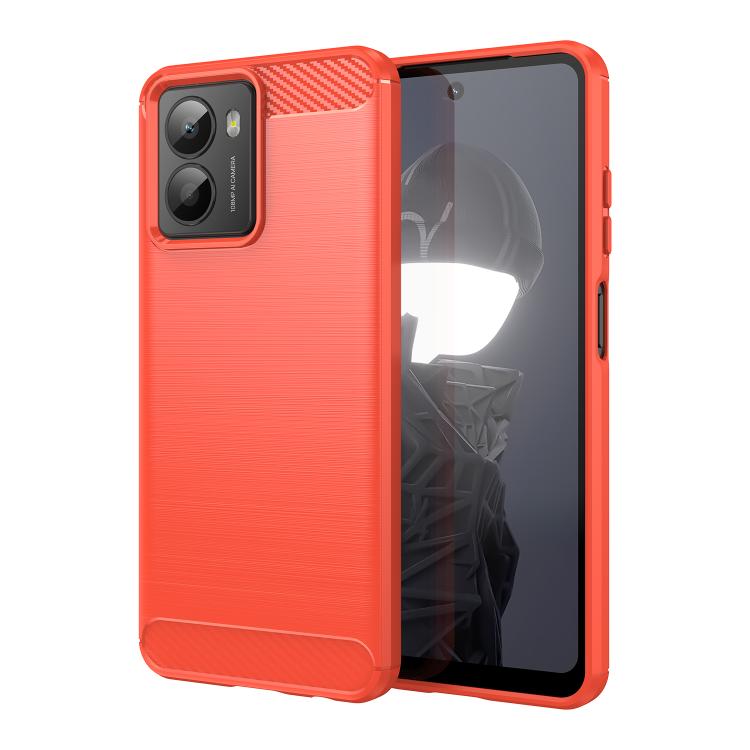 Carbon Fiber Brushed Texture TPU Phone Case, For HMD Fusion