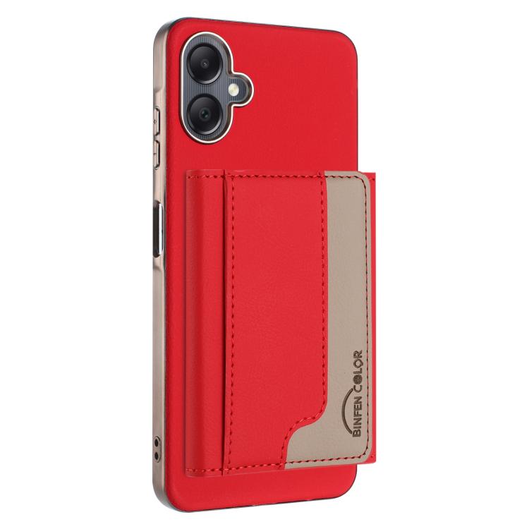 Colour Matching Horizontal Magnetic Card Bag RFID MagSafe Phone Case, For Samsung Galaxy A06, For Samsung Galaxy A56, For Samsung Galaxy A26, For Samsung Galaxy A36, For Samsung Galaxy A25, For Samsung Galaxy A55