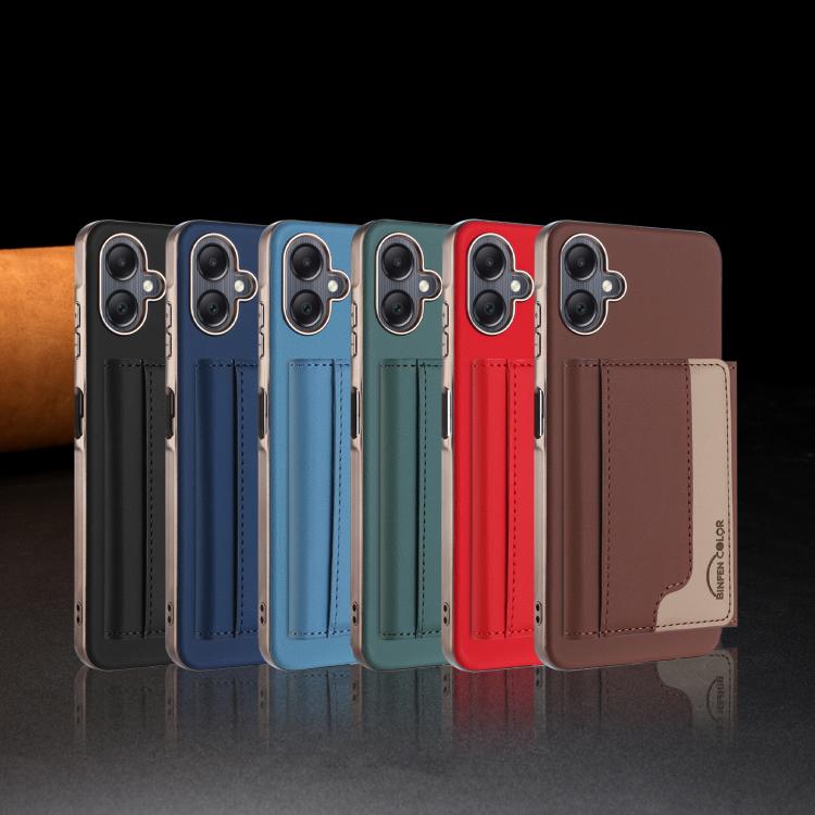 Colour Matching Horizontal Magnetic Card Bag RFID MagSafe Phone Case, For Samsung Galaxy A06, For Samsung Galaxy A56, For Samsung Galaxy A26, For Samsung Galaxy A36, For Samsung Galaxy A25, For Samsung Galaxy A55