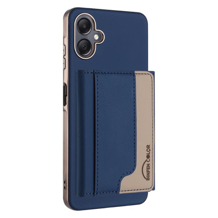 Colour Matching Horizontal Magnetic Card Bag RFID MagSafe Phone Case, For Samsung Galaxy A06, For Samsung Galaxy A56, For Samsung Galaxy A26, For Samsung Galaxy A36, For Samsung Galaxy A25, For Samsung Galaxy A55