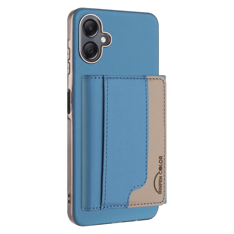 Colour Matching Horizontal Magnetic Card Bag RFID MagSafe Phone Case, For Samsung Galaxy A06, For Samsung Galaxy A56, For Samsung Galaxy A26, For Samsung Galaxy A36, For Samsung Galaxy A25, For Samsung Galaxy A55