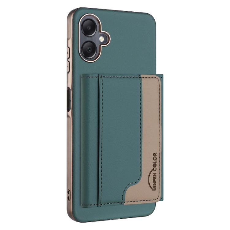 Colour Matching Horizontal Magnetic Card Bag RFID MagSafe Phone Case, For Samsung Galaxy A06, For Samsung Galaxy A56, For Samsung Galaxy A26, For Samsung Galaxy A36, For Samsung Galaxy A25, For Samsung Galaxy A55