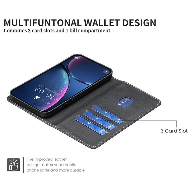 Magnetic Leather Phone Case, For iPhone 18 Pro Max/17 Pro Max
