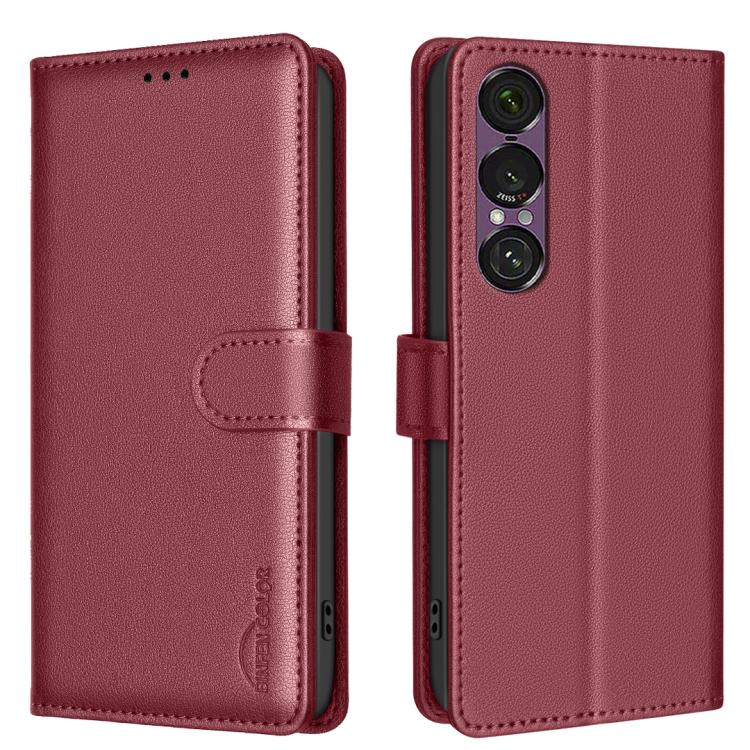 Litchi Texture RFID Anti-theft Leather Phone Case, For Sony Xperia 1 VIII, For Sony Xperia 1 VII