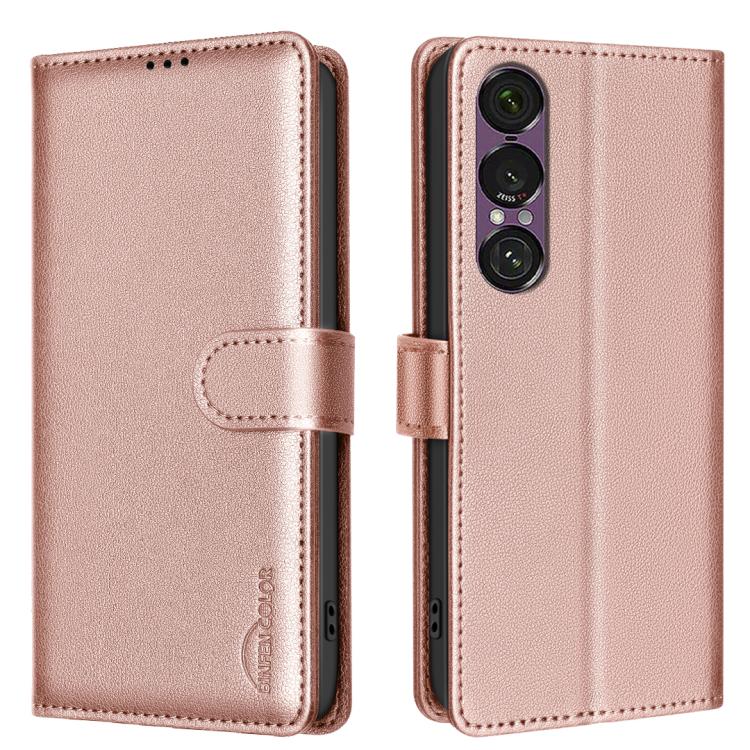 Litchi Texture RFID Anti-theft Leather Phone Case, For Sony Xperia 1 VIII, For Sony Xperia 1 VII