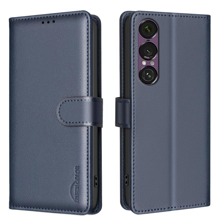 Litchi Texture RFID Anti-theft Leather Phone Case, For Sony Xperia 1 VIII, For Sony Xperia 1 VII