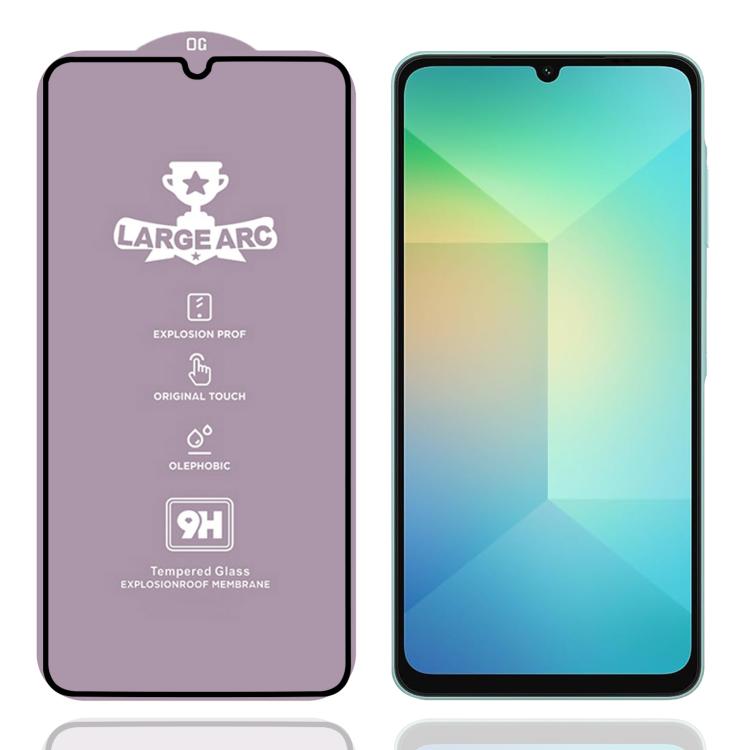 9H 0.4mm High Aluminum Large Arc Tempered Glass Film, For Samsung Galaxy A06s, For Samsung Galaxy A06 5G, For Samsung Galaxy A56 5G, For Samsung Galaxy A26 5G, For Samsung Galaxy A36 5G, For Samsung Galaxy A16 4G, For Samsung Galaxy A16 5G             ...