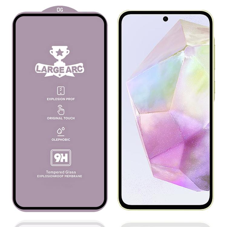9H 0.4mm High Aluminum Large Arc Tempered Glass Film, For Samsung Galaxy A06s, For Samsung Galaxy A06 5G, For Samsung Galaxy A56 5G, For Samsung Galaxy A26 5G, For Samsung Galaxy A36 5G, For Samsung Galaxy A16 4G, For Samsung Galaxy A16 5G             ...