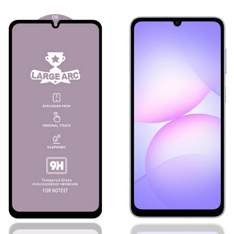 9H 0.4mm High Aluminum Large Arc Tempered Glass Film, For Galaxy F07 4G, For Galaxy M07 4G, For Galaxy M17 5G, For Galaxy F17 5G, For Galaxy A57 5G, For Galaxy A37 5G, For Galaxy A27 5G, For Galaxy F36 5G, For Galaxy Jump4 5G, For Galaxy S25 FE 5G     ...