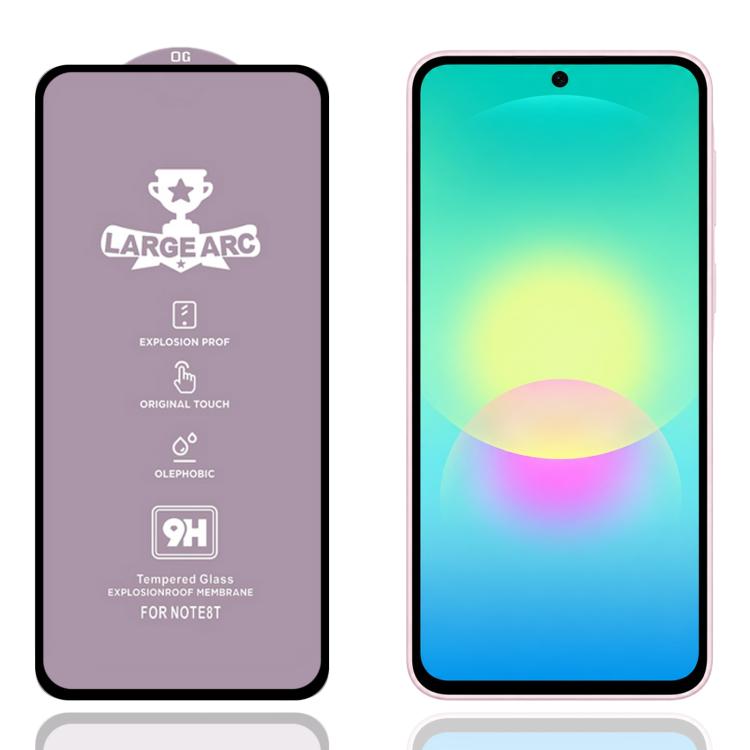 9H 0.4mm High Aluminum Large Arc Tempered Glass Film, For Galaxy F07 4G, For Galaxy M07 4G, For Galaxy M17 5G, For Galaxy F17 5G, For Galaxy A57 5G, For Galaxy A37 5G, For Galaxy A27 5G, For Galaxy F36 5G, For Galaxy Jump4 5G, For Galaxy S25 FE 5G     ...