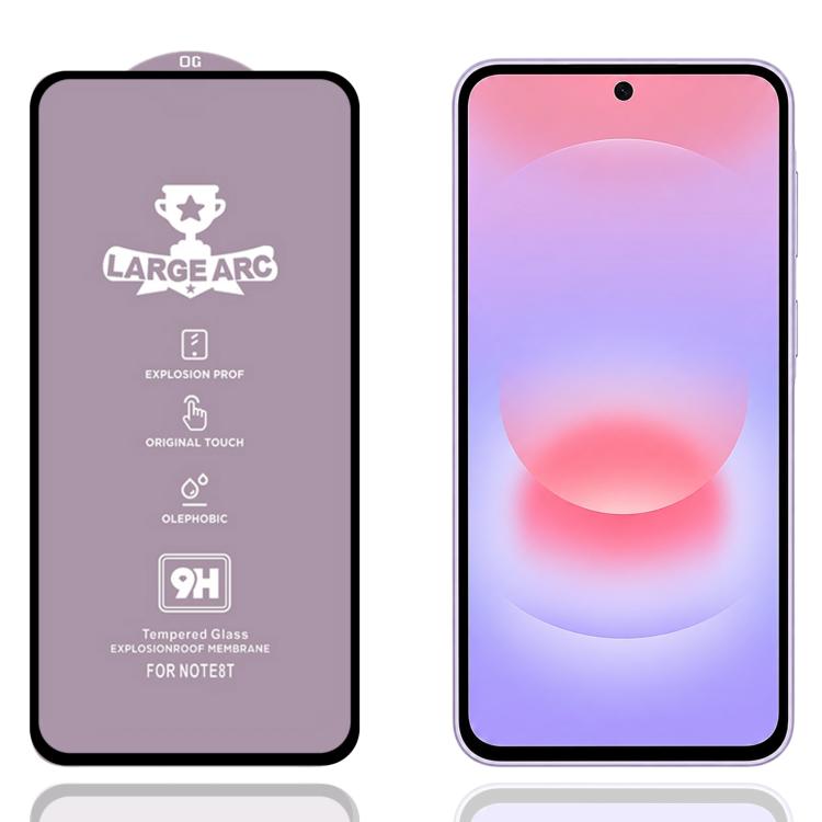 9H 0.4mm High Aluminum Large Arc Tempered Glass Film, For Galaxy F07 4G, For Galaxy M07 4G, For Galaxy M17 5G, For Galaxy F17 5G, For Galaxy A57 5G, For Galaxy A37 5G, For Galaxy A27 5G, For Galaxy F36 5G, For Galaxy Jump4 5G, For Galaxy S25 FE 5G     ...