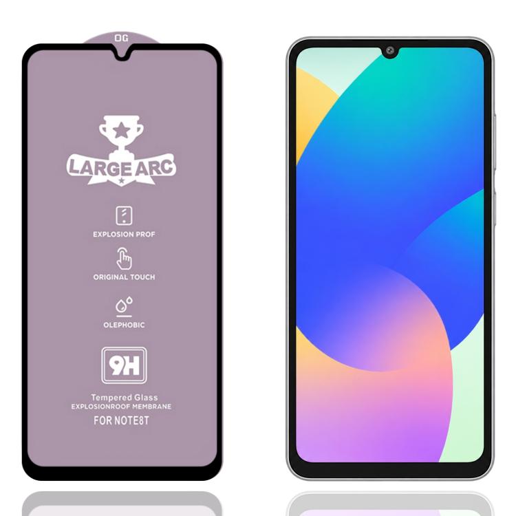 9H 0.4mm High Aluminum Large Arc Tempered Glass Film, For Galaxy F07 4G, For Galaxy M07 4G, For Galaxy M17 5G, For Galaxy F17 5G, For Galaxy A57 5G, For Galaxy A37 5G, For Galaxy A27 5G, For Galaxy F36 5G, For Galaxy Jump4 5G, For Galaxy S25 FE 5G     ...