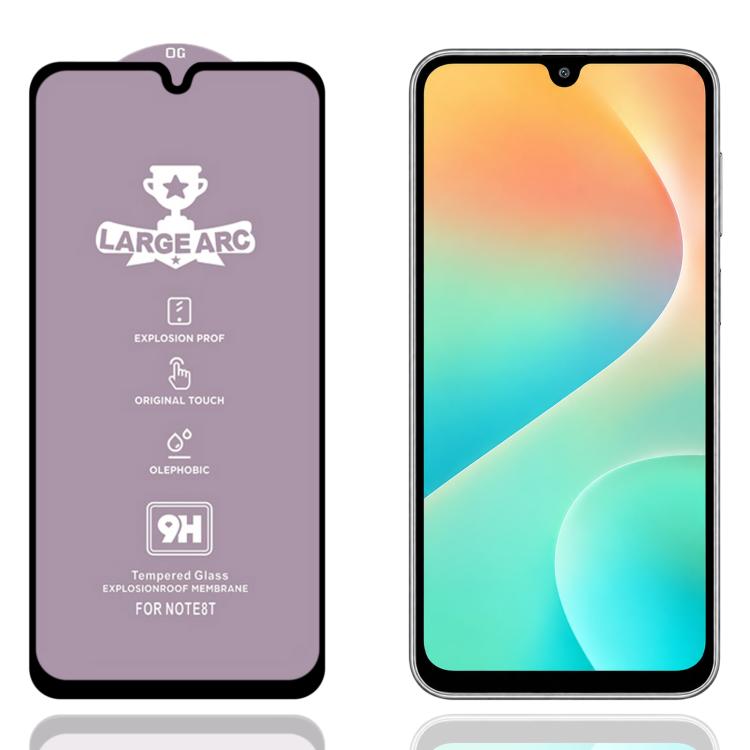 9H 0.4mm High Aluminum Large Arc Tempered Glass Film, For Galaxy F07 4G, For Galaxy M07 4G, For Galaxy M17 5G, For Galaxy F17 5G, For Galaxy A57 5G, For Galaxy A37 5G, For Galaxy A27 5G, For Galaxy F36 5G, For Galaxy Jump4 5G, For Galaxy S25 FE 5G     ...