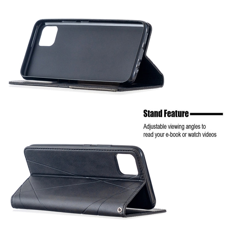 Rhombus Texture Horizontal Flip Magnetic Leather Case with Holder & Card Slots, For OPPO Realme C11, For OPPO Realme 6, For OPPO Realme 6 Pro, For OPPO Reno3 Pro, For OPPO Reno4 Pro 5G